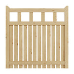 120x120cm Outdoor Wooden Garden Gate Fence Door, AI1451 (Ver.2)