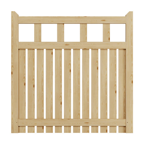 120x120cm Outdoor Wooden Garden Gate Fence Door, AI1451 (Ver.2)