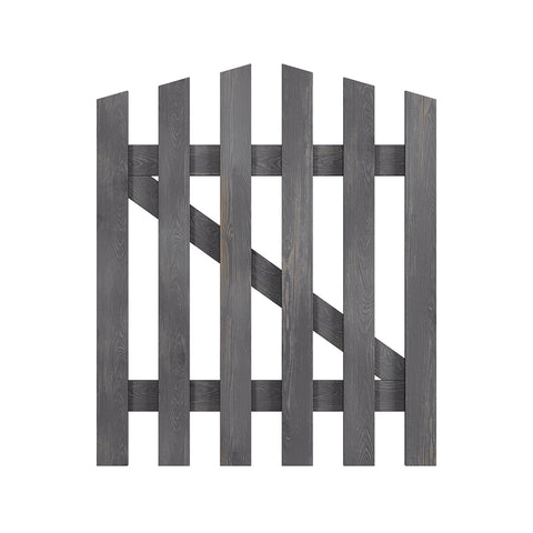 76x90cm Outdoor Wooden Garden Gate Fence Door, AI1430 (Ver.2)