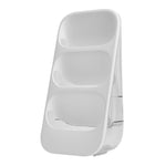 Livingandhome 3-Compartment Plastic Utensil Holder, KT0006