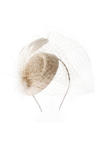 Beige Vintage Fashion Fascinator, DQ0009(Ver.2)