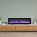 40 Inch Electric Fireplace with Remote 12 Flame Colours 1500W, KA0001