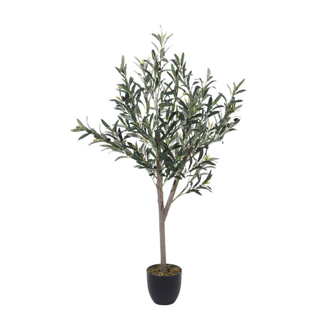 Artificial Olive Tree Decorative Plant in Planter, PM1597