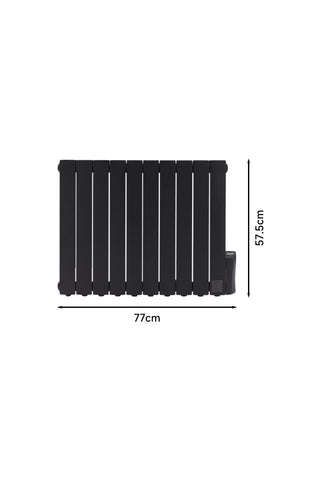 1500W Electric Oil Filled Radiator Space Heater with LED Screen, LG1368