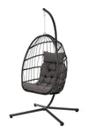 Hanging Chair with Stand and Cushion, WB0157