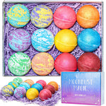 12Pcs Large 5oz Bubble Bath Bombs Gift Set, AJ0247