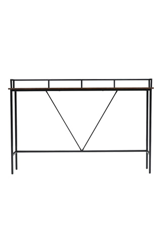 H&O Direct Slim Rustic Console Table, XY0380