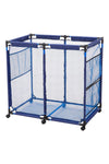 Pool Storage Mesh Bin with Wheels, WF0331