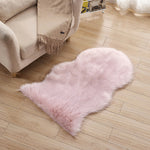 Livingandhome Irregular Shaped Super Soft Shaggy Area Rug, SP0698