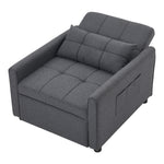 Three-in-One Versatile Single Sofa Bed with Pillow, XY0469