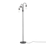 Livingandhome Modern Industrial 3 Lights Floor Lamp, FI0984