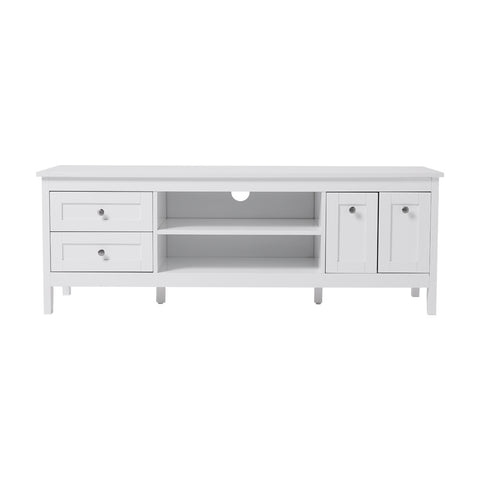 Classic White Wooden TV Stand, ZH1661