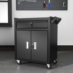 Livingandhome Lockable Rolling Tool Storage Cabinet, AI1157