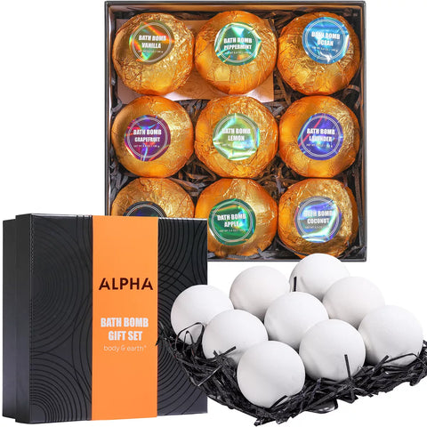 9Pcs Bath Bomb Set, AJ0261