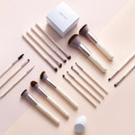 Sheonly Professional Makeup Brush Set 18 Pcs for Foundation Powder Concealers Eye Shadows Blush, BU0426