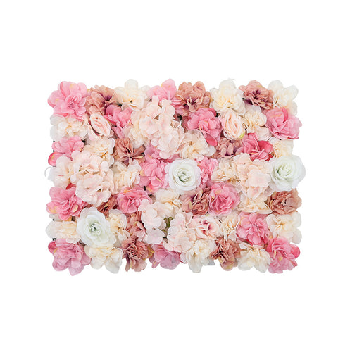 Livingandhome Artificial Rose Flower Backdrop Wall Panel, SC0264