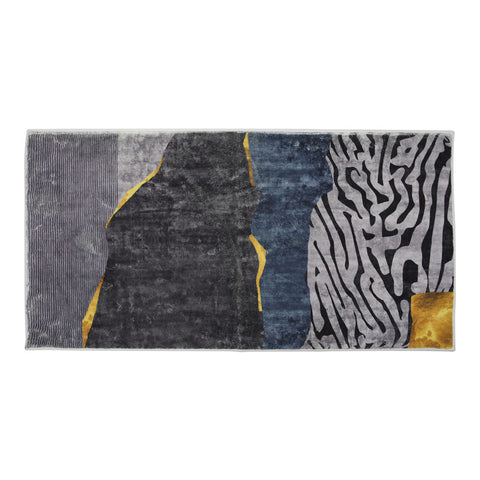 Livingandhome Modern Abstract Faux Cashmere Indoor Area Rug, SW0637