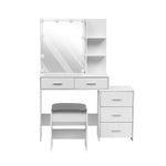 Hollywood Dressing Table Set with Large Lighted Mirror, FI0978FI0979