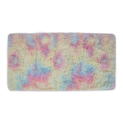 Livingandhome Anti-Skid Soft Fluffy Rainbow Rug, SW0645