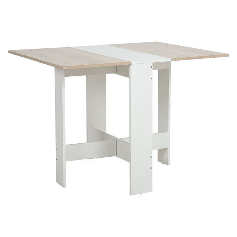 Livingandhome Modern Drop Leaf Dining Table, FI0189