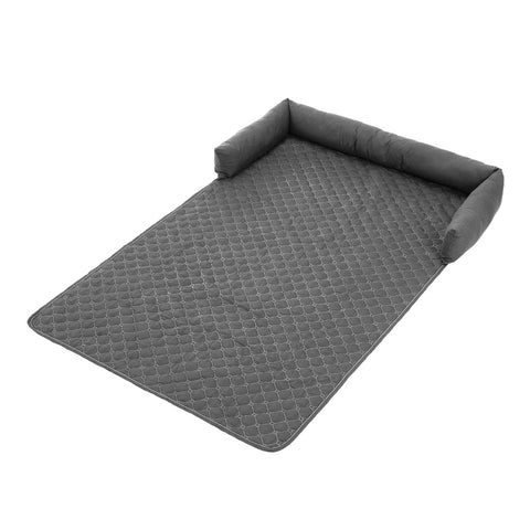 75x120cm Waterproof Pet Bed Furniture Protector Mat Dog Sofa Cover with Pillow, CW0067 (Ver.2)