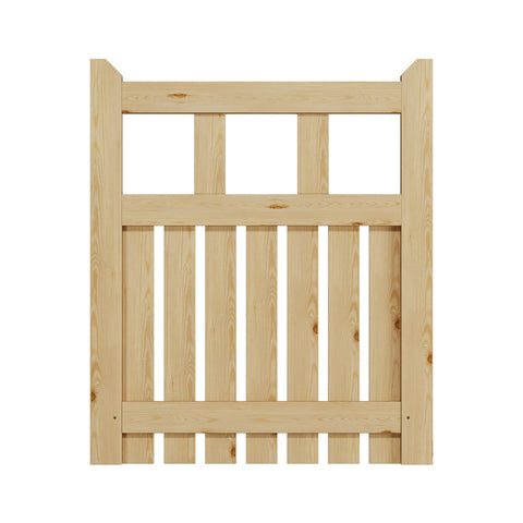 76x90cm Outdoor Wooden Garden Gate Fence Door, AI1441 (Ver.2)