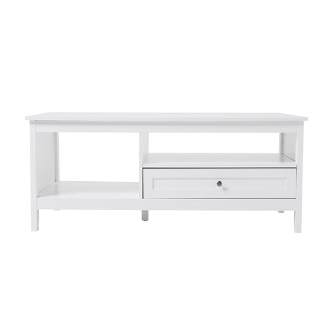 Classic White Coffee Table with Drawer, ZH1662ZH1663