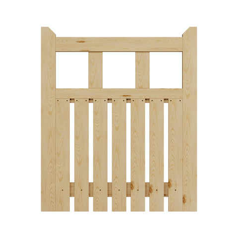 76x90cm Outdoor Wooden Garden Gate Fence Door, AI1441