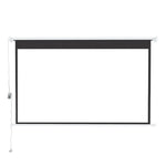 Livingandhome 16:9 Electric Motorized Projector Screen with Remote, 84" White, AI1293