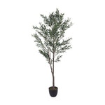 Artificial Olive Tree Decorative Plant in Planter, PM1598