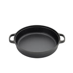 Livingandhome Black Pre-Seasoned Cast Iron Pan, CX0162