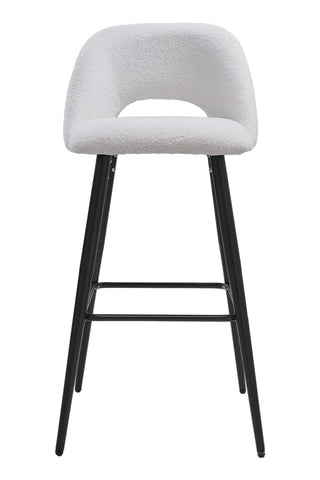 Livingandhome 2Pcs Chic Upholstered Breakfast Bar Stool, ZH1523