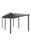 Garden Sanctuary Aluminum Patio Pergola with Canopy, LG1282LG1283