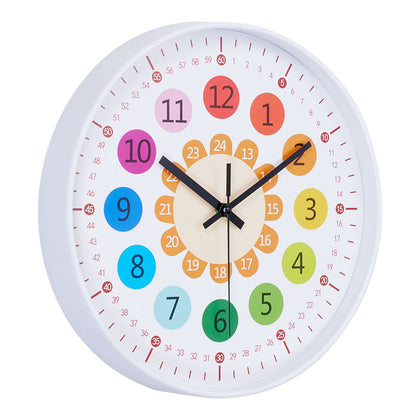 12-inch Brightly Coloured Battery Operated Quartz Wall Clock, SC2089 (Ver.2)