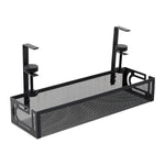 Under Table Clamp-On Cable Management Tray Wire Cord Organizer No Drill Required, KT0167