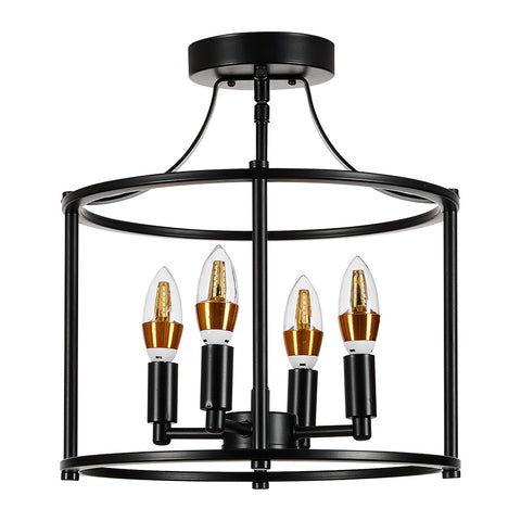 Black Cage Metal Ceiling Light, LG1389 (Ver.2)