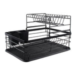 2-Tier Metal Kitchen Dish Drainer Rack, KT0100