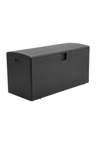 Livingandhome 99-Gallon Rattan Outdoor Deck Box, WB0009