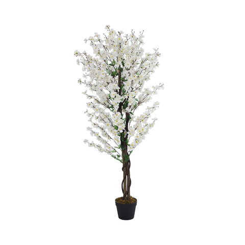 Lifeideas Realistic Artificial Wintersweet Blossom Tree Decoration in Pot, PM1411