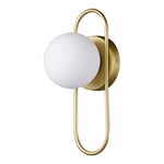 Golden Single-Light Wall Light, FI1065