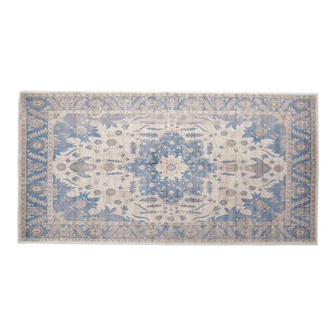 Livingandhome Rectangle Vintage Floral Area Rug, SW0643