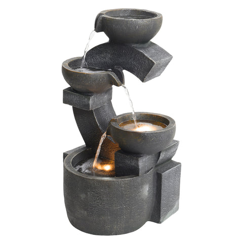 Outdoor Electric Water Fountain Rockery Decor, FI0319