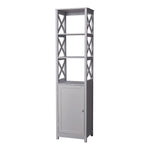 Freestanding Wooden Bathroom Tall Cabinet, FI0965