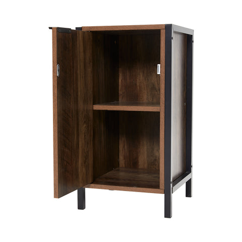 MDF Single-door Bathroom Cabinet with Durable Metal Foot Frame, FI0880