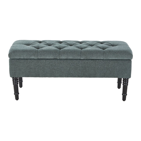 Linen Upholstered Storage Bench, ZH1681(Ver.2)