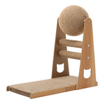 L-Shaped Cat Scratcher with Cat Scratching Ball, CT0823