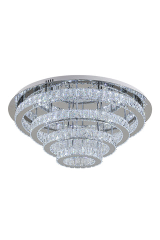 4-Tier Chic Crystal Flush Mount Ceiling Light, LG1331