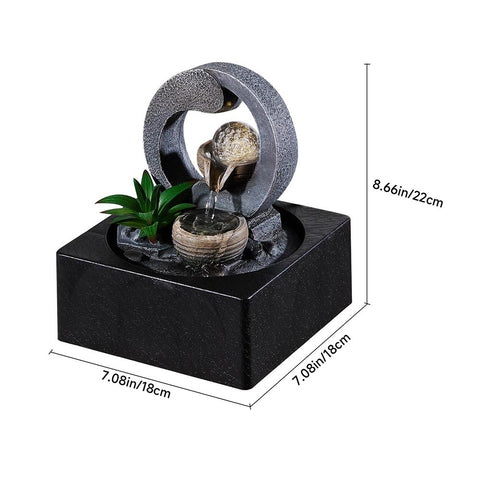 Tabletop Rockery Water Fountain Decor, AI1420 (Ver.2)