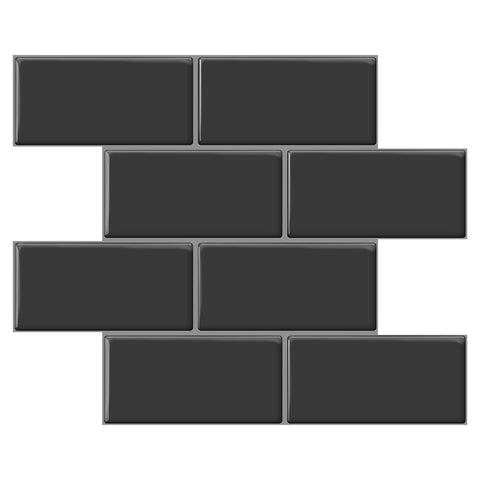 10Pcs Peel and Stick 2.5mm Backsplash Tiles, SW0898 (Ver. 2)