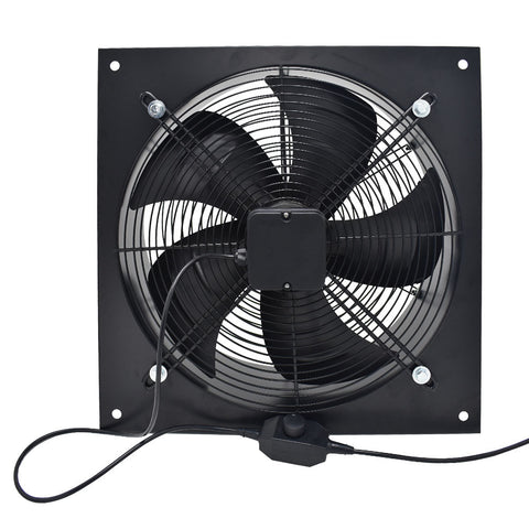 Livingandhome Ventilation Wall-Mounted Exhaust Axial Fan 8-inch, FI0146